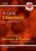 Cover: A-Level Chemistry: OCR A Year 1 & 2 Complete Revision & Practice with Online Edition - Coordination Group Publications Ltd (CGP)