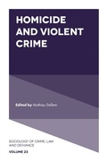 Cover: Homicide and Violent Crime - Emerald Publishing Limited