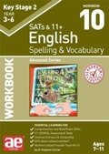 Cover: KS2 Spelling & Vocabulary Workbook 10 - Accelerated Education Publications Ltd