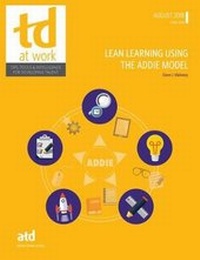 Enlarge image Cover: Lean Learning Using the ADDIE Model - ASTD Press