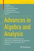 Cover: Advances in Algebra and Analysis - Birkh&auml;user