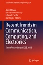 Cover: Recent Trends in Communication, Computing, and Electronics - Springer