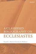 Cover: A Classified Bibliography on Ecclesiastes - T.& T.Clark Ltd