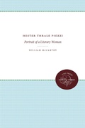 Cover: Hester Thrale Piozzi - The University of North Carolina Press