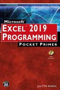 Bild: Microsoft Excel 2019 Programming Pocket Primer - Mercury Learning & Information