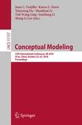 Cover: Conceptual Modeling - Springer
