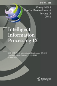 Abbildung von: Intelligent Information Processing IX - Springer