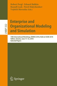 Enlarge image Cover: Enterprise and Organizational Modeling and Simulation - Springer