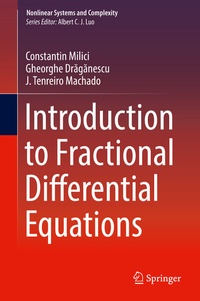 Abbildung von: Introduction to Fractional Differential Equations - Springer