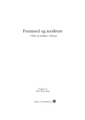 Cover: Fremmed og moderne - Aarhus University Press