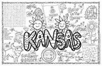 Enlarge image Cover: Kansas Symbols & Facts Funsheet - Pack of 30 - Gallopade International