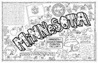 Enlarge image Cover: Minnesota Symbols & Facts Funsheet - Pack of 30 - Gallopade International
