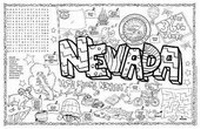 Enlarge image Cover: Nevada Symbols & Facts Funsheet - Pack of 30 - Gallopade International