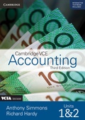 Cover: Cambridge VCE Accounting Units 1 and 2 3ed Print Bundle (Txtbk, Int Txtbk and Wkbk) - Cambridge University Press