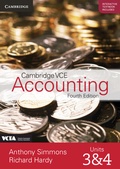 Cover: Cambridge VCE Accounting Units 3 and 4 4ed Print Bundle (Txtbk, Int Txtbk and Wkbk) - Cambridge University Press