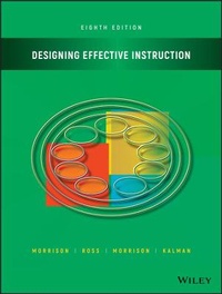 Enlarge image Cover: Designing Effective Instruction - Wiley