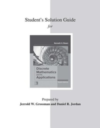 Enlarge image Cover: Student's Solutions Guide for Discrete Mathematics and Its Applications - McGraw-Hill Education