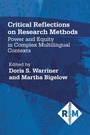 Cover: Critical Reflections on Research Methods - Multilingual Matters