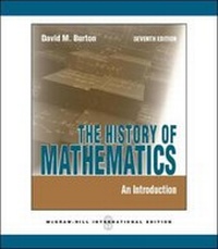 Abbildung von: The History of Mathematics: An Introduction (Int'l Ed) - McGraw Hill Higher Education