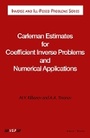Cover: Carleman Estimates for Coefficient Inverse Problems and Numerical Applications - De Gruyter