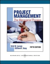 Enlarge image Cover: Project Management: The Managerial Process - McGraw-Hill Education / Asia