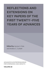 Abbildung von: Reflections and Extensions on Key Papers of the First Twenty-Five Years of Advances - Emerald Publishing Limited