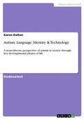 Cover: Autism. Language, Identity & Technology - GRIN Verlag