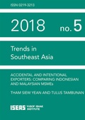 Cover: Accidental and Intentional Exporters - Iseas Publishing
