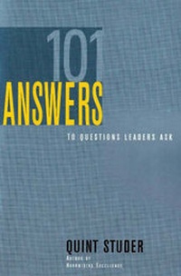 Enlarge image Cover: 101 Answers to Questions Leaders Ask - Fire Starter Publishing