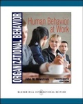 Cover: Organizational Behavior: Human Behavior at Work - McGraw Hill Higher Education