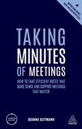 Cover: Taking Minutes of Meetings - Kogan Page Ltd