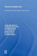 Cover: Towards Quality Care - Routledge