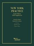 Cover: New York Practice, 6th, Student Edition, 2018 Supplement - West Academic Press