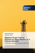 Cover: Adaptive Power Control Scheme for Base Stations in a Cellular Network - Scholars' Press