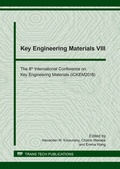 Cover: Key Engineering Materials VIII - Trans Tech Publications Ltd