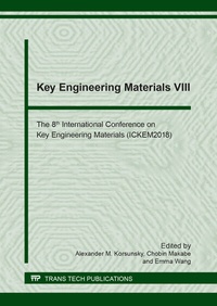 Enlarge image Cover: Key Engineering Materials VIII - Trans Tech Publications Ltd
