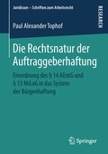 Cover: Die Rechtsnatur der Auftraggeberhaftung - Springer