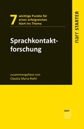 Cover: Sprachkontaktforschung - Narr Francke Attempto Verlag