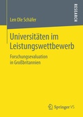 Cover: Universit&auml;ten im Leistungswettbewerb - Springer VS