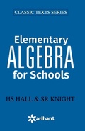 Cover: Elementry Algebra for School - Arihant Publishers