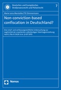 Cover: Non-conviction-based confiscation in Deutschland? - Nomos