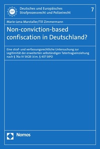 Abbildung von: Non-conviction-based confiscation in Deutschland? - Nomos