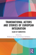 Cover: Transnational Actors and Stories of European Integration - Routledge