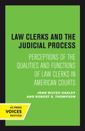 Cover: Law Clerks and the Judicial Process - University of California Press
