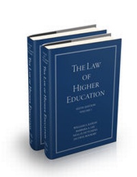 Abbildung von: The Law of Higher Education - Wiley