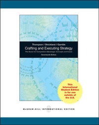 Enlarge image Cover: Crafting and Executing Strategy: The Quest for Competitive Advantage - McGraw-Hill Professional