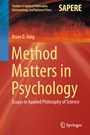 Cover: Method Matters in Psychology - Springer