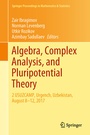 Cover: Algebra, Complex Analysis, and Pluripotential Theory - Springer