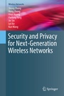 Cover: Security and Privacy for Next-Generation Wireless Networks - Springer