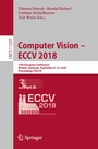 Cover: Computer Vision - ECCV 2018 - Springer